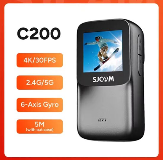 Câmaras de filmar e suportes