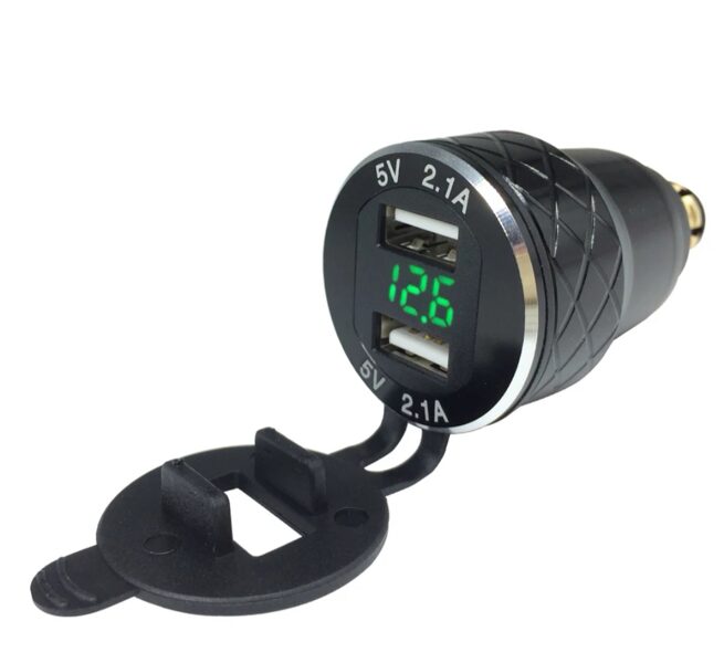 Ficha usb/ adaptador isqueiro