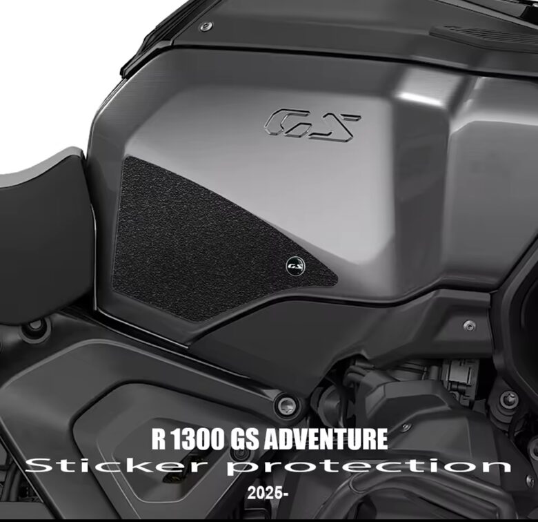 Proteções de depósito anti derrapante Preto R1300 gs adventure