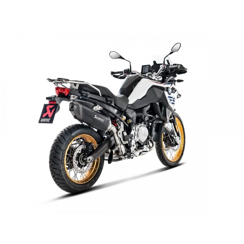 BMW F 800 GS / 900 GS / ADV 24-25 BMW F 750 / 850 / ADV 18-23 Escape Akrapovic homologado em titânio