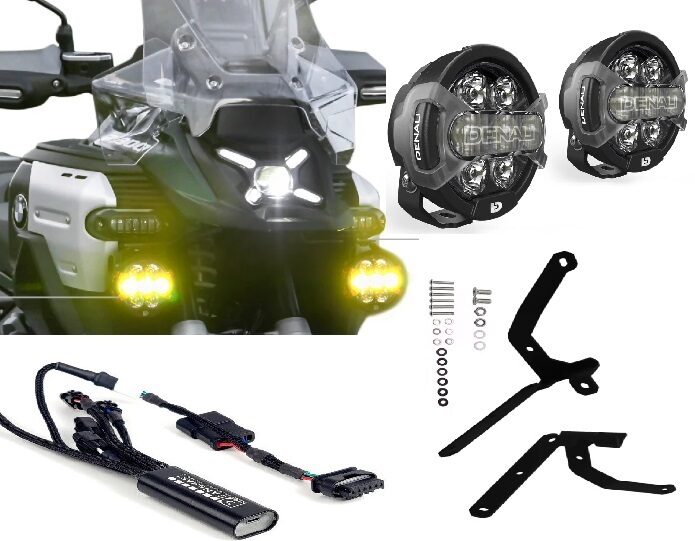 Kit de iluminação Bmw R1300gs Adventure Denali D7 Pro Cansmart GEN II