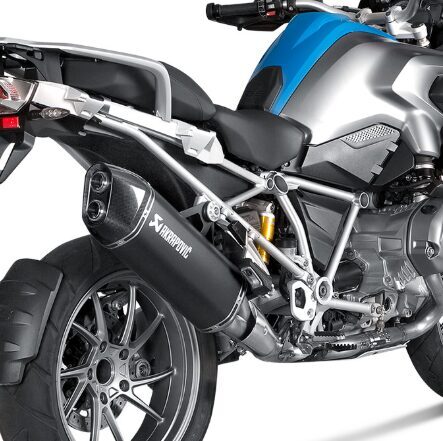 BMW R1200 GS e GSA 13-17 Preto Escape Akrapovic Slip-On 