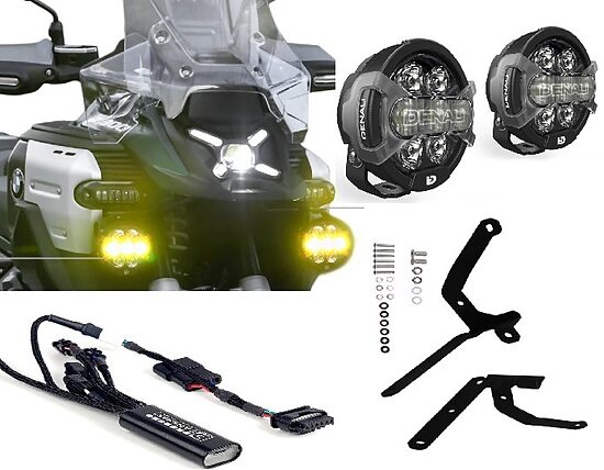 Kit de iluminação Bmw R1300gs Adventure Denali D7 Pro Cansmart GEN II
