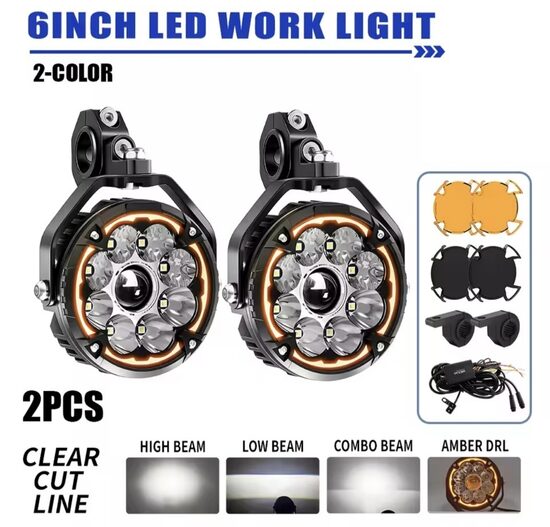 Faróis auxiliares led MT Rider