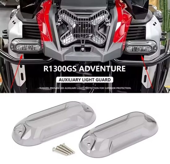Proteções faróis auxiliares em acrílico BMW R1300 GS Adventure