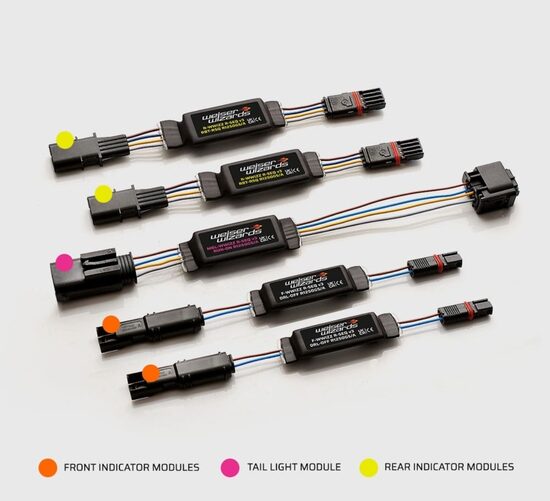Módulos de Reconfiguração WEISER luz traseira e Piscas BMW R1250 GS/A 2021+