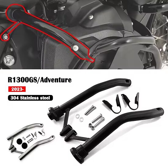 Reforço crash bar BMW R1300GS e GS Adventure