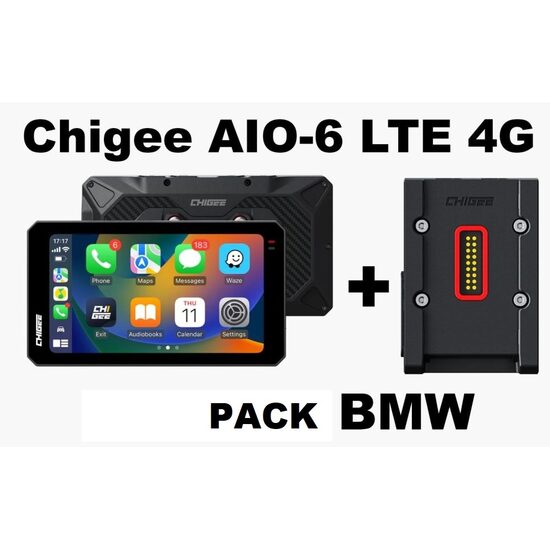 CHIGEE BMW Pack AIO-6 LTE (4G) Smart Riding System + BMW Quick Release Base