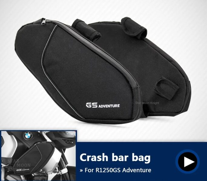 Par bolsas laterais frente p/ bmw r1250 gsa