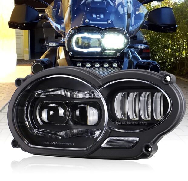 Farol led para bmw r1200 gs/a 2005-2012