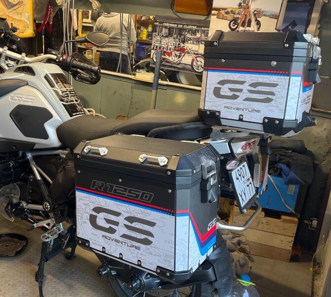 Kits de autocolantes para malas de alumínio BMW vários modelos
