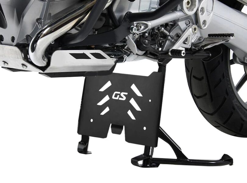 Placa de proteção descanso central bmw r1200/1250 gs/a