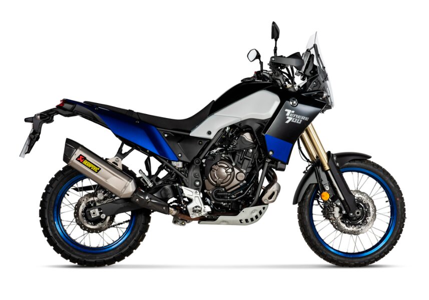 YAMAHA TÉNÉRÉ 700 19-24 Ponteira de Escape AKRAPOVIC (TITANIUM) SLIP-ON LINE 