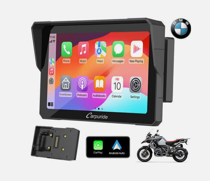 Carpuride W502B e W702B Wireless p/ modelos BMW (Encaixe direto no  suporte GPS)