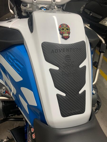 Tank pad depósito Rubbatech Dakar Skull 